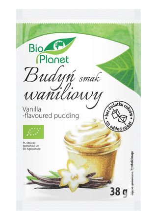 BUDYŃ O SMAKU WANILIOWYM BIO 38 g - BIO PLANET