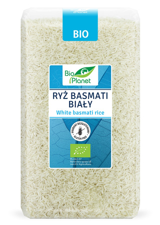 RYŻ BASMATI BIAŁY BEZGLUTENOWY BIO 1 kg - BIO PLANET