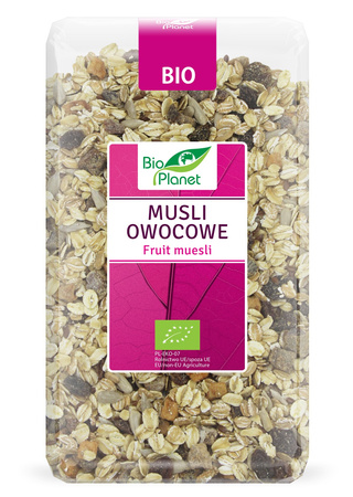 MUSLI OWOCOWE BIO 600 g - BIO PLANET