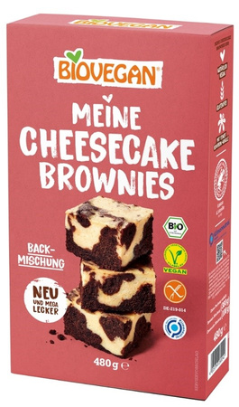 MIESZANKA NA SERNIKOBROWNIE BEZGLUTENOWA BIO 480 g - BIOVEGAN