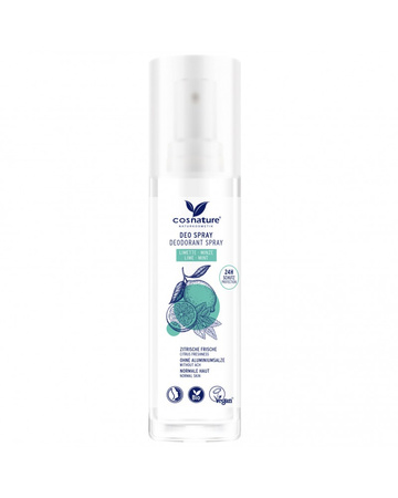 DEZODORANT W SPRAYU LIMONKA - MIĘTA ECO 75 ml - COSNATURE