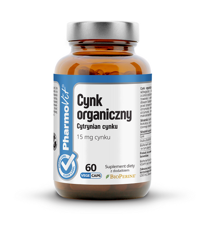 CYNK (15 mg) 60 KAPSUŁEK - PHARMOVIT (CLEAN LABEL)