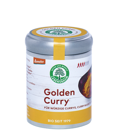 CURRY ZŁOTE DEMETER BIO 55 g - LEBENSBAUM