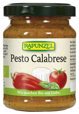 PESTO CALABRESE (Z PAPRYKĄ I RICOTTĄ) BIO 120 g - RAPUNZEL