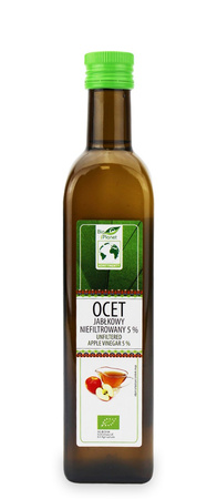 OCET JABŁKOWY 5 % NIEFILTROWANY BIO 500 ml - BIO PLANET