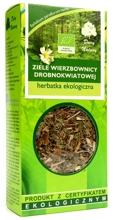 HERBATKA ZIELE WIERZBOWNICY DROBNOKWIATOWEJ BIO 50 g - DARY NATURY