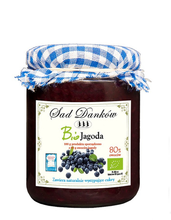 JAGODA 80 % BIO 260 g - SAD DANKÓW