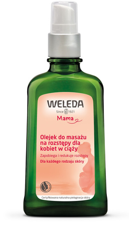 OLEJEK DO MASAŻU NA ROZSTĘPY DLA KOBIET W CIĄŻY ECO 100 ml - WELEDA