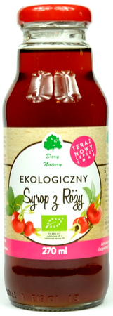 SYROP Z RÓŻY BIO 270 ml - DARY NATURY