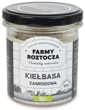 KIEŁBASA ZAGRODOWA BIO 250 g (SŁOIK) - FARMY ROZTOCZA