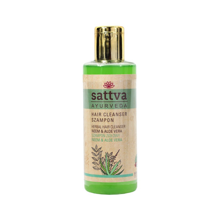 SZAMPON DO WŁOSÓW ZIOŁOWY NEEM I ALOES 210 ml - SATTVA