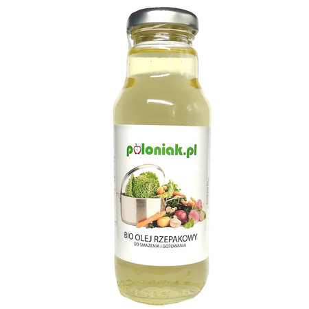 OLEJ RZEPAKOWY DO SMAŻENIA I GOTOWANIA BIO 300 ml - POLONIAK