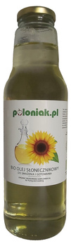 OLEJ SŁONECZNIKOWY DO SMAŻENIA I GOTOWANIA BIO 750 ml - POLONIAK