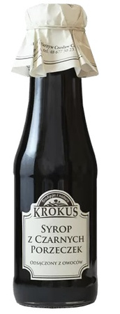 SYROP Z CZARNEJ PORZECZKI BEZGLUTENOWY 355 g (280 ml)  - KROKUS