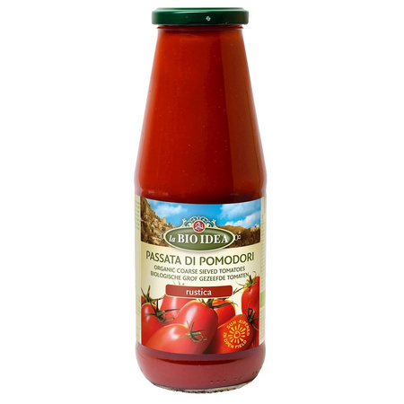 PRZECIER POMIDOROWY PASSATA RUSTICA BIO 680 g - LA BIO IDEA