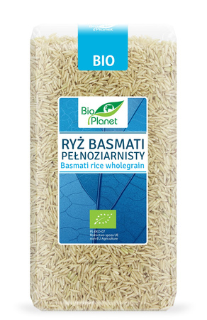 RYŻ BASMATI PEŁNOZIARNISTY BIO 500 g - BIO PLANET