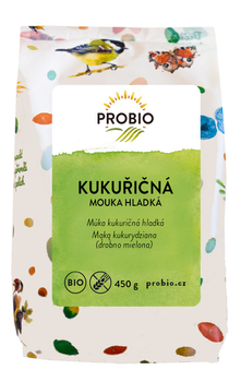 MĄKA KUKURYDZIANA BEZGLUTENOWA BIO 450 g - PROBIO