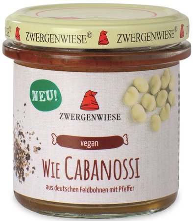 PASTA WEGAŃSKA A'LA KABANOS BEZGLUTENOWA BIO 140 g - ZWERGENWIESE