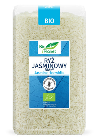 RYŻ JAŚMINOWY BIAŁY BEZGLUTENOWY BIO 1 kg - BIO PLANET