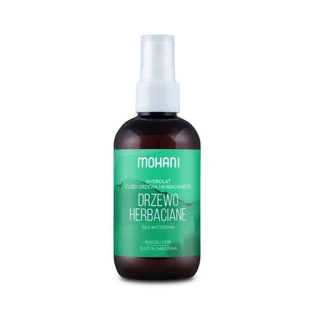 HYDROLAT Z DRZEWA HERBACIANEGO DO SKÓRY TŁUSTEJ I MIESZANEJ 100 ml - MOHANI