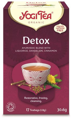 HERBATKA DETOX BIO (17 x 1,8 g) 30,6 g - YOGI TEA