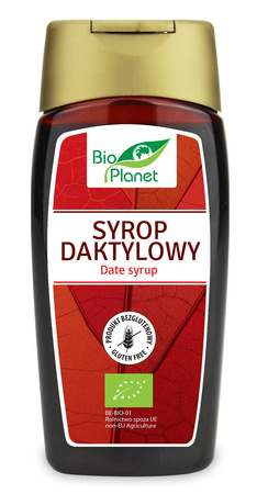 SYROP DAKTYLOWY BEZGLUTENOWY BIO 250 ml (340 g) - BIO PLANET