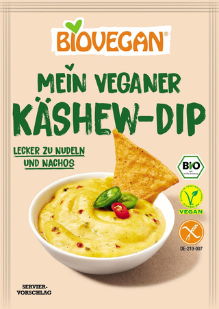 DIP SEROWY W PROSZKU WEGAŃSKI BEZGLUTENOWY BIO 37,5 g - BIOVEGAN