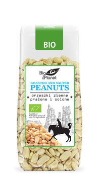 ORZESZKI ZIEMNE PRAŻONE I SOLONE BIO 150 g - BIO PLANET