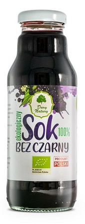 SOK Z CZARNEGO BZU BIO 270 ml - DARY NATURY