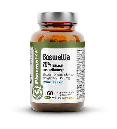 BOSWELLIA BEZGLUTENOWA (700 mg) 60 KAPSUŁEK - PHARMOVIT (CLEAN LABEL)