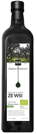 OLIWA Z OLIWEK EXTRA VIRGIN ZE WSI NIEFILTROWANA BIO 500 ml - GREECE COMPANY