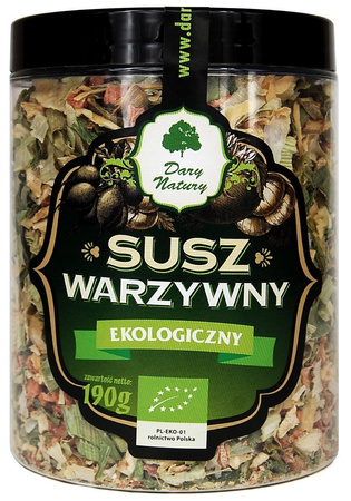 SUSZ WARZYWNY BIO 190 g - DARY NATURY