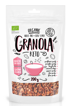 GRANOLA KETO BIO 200 g - DIET-FOOD