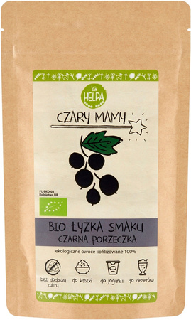 ŁYŻKA SMAKU CZARNA PORZECZKA (LIOFILIZOWANA SPROSZKOWANA CZARNA PORZECZKA) BIO 40 g - HELPA